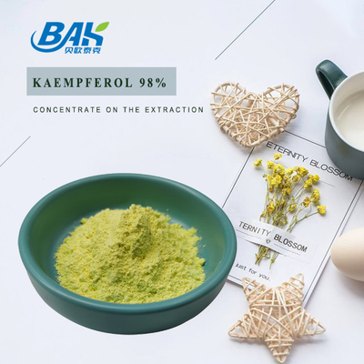 BAK Высокое качество Cas 520-18-3 Иммунные добавки для повышения иммунитета Каемпферол порошок 50% 90% 98%