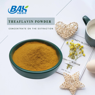 BAK Organic Theaflavin 20% - 80% экстракт зеленого чая в порошке для медицинского обслуживания