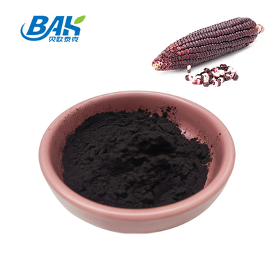 BAK Factory Wholesale Антоцианин 35% Zea Mays фиолетовый кукурузный экстракт темно-фиолетовый порошок