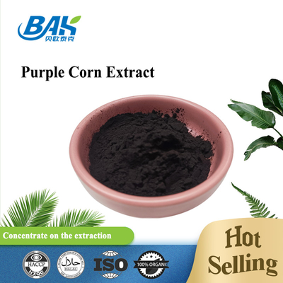BAK Factory Wholesale Антоцианин 35% Zea Mays фиолетовый кукурузный экстракт темно-фиолетовый порошок
