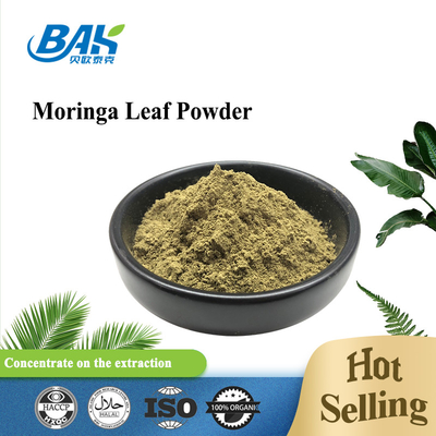Халяльное кошерное качество еды зеленого порошка лист ISO органическое Moringa