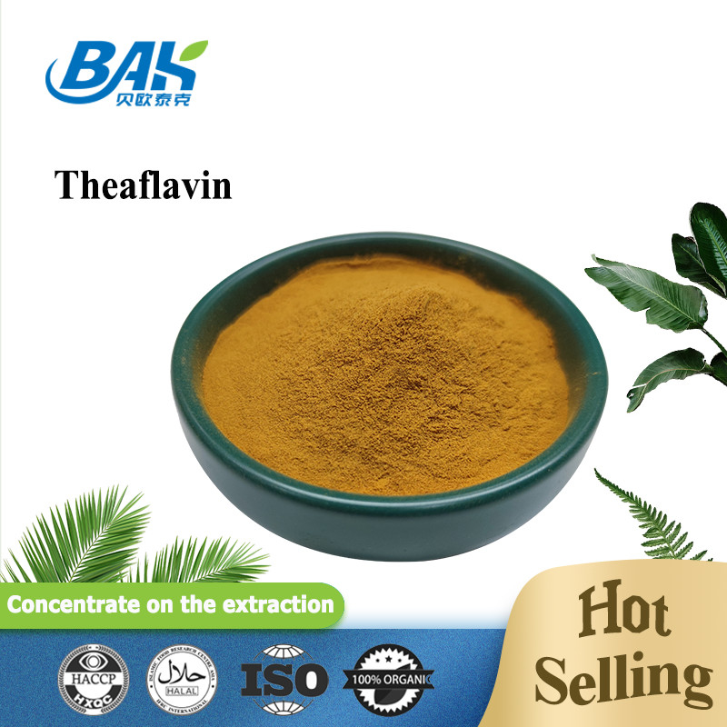 BAK Organic Theaflavin 20% - 80% экстракт зеленого чая в порошке для медицинского обслуживания