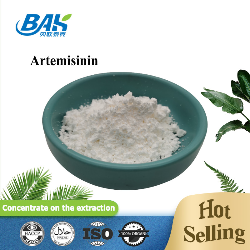 BAK Factory Wholesale 99% Дигидроартемизинин Бесцветный глазный кристалл CAS 537-42-8